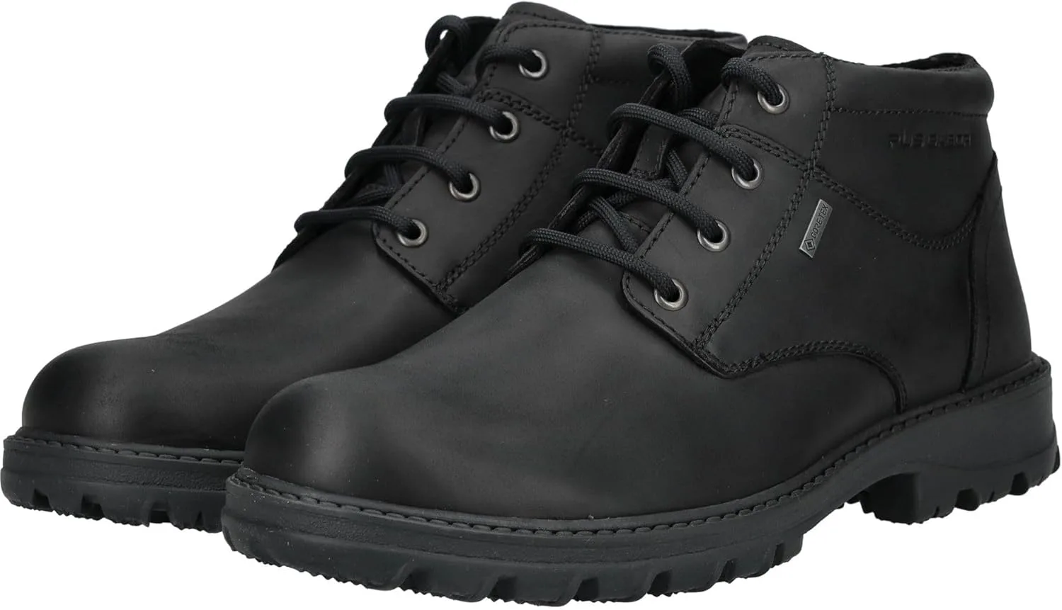 Мужские ботинки Pius Gabor, Gore-Tex, с прочной цепочкой, небольшой латексный подлокотник, шерстяная подошва, черный — фото 3
