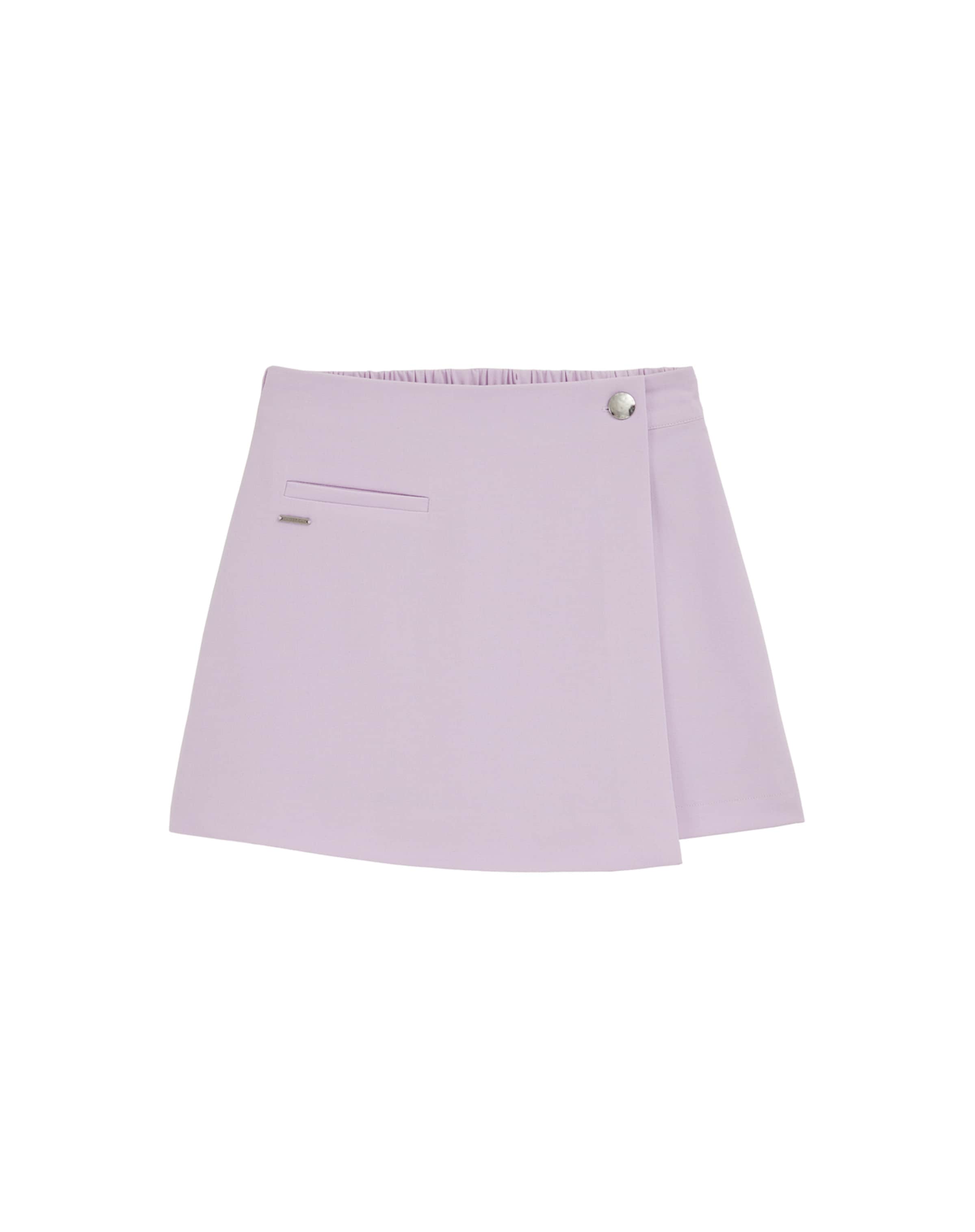 

WE Fashion Юбка в пастельно-фиолетовом цвете