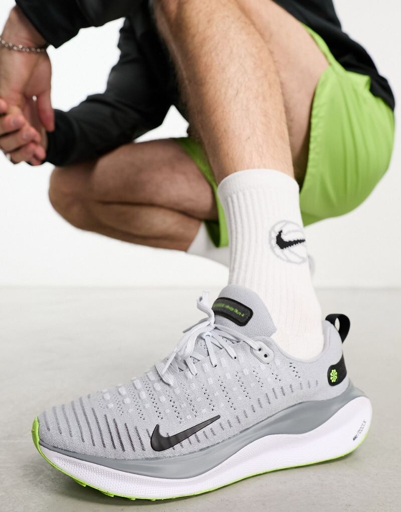 

Серо-зеленые кроссовки Nike Infinity Run 4, Зеленый, Серо-зеленые кроссовки Nike Infinity Run 4