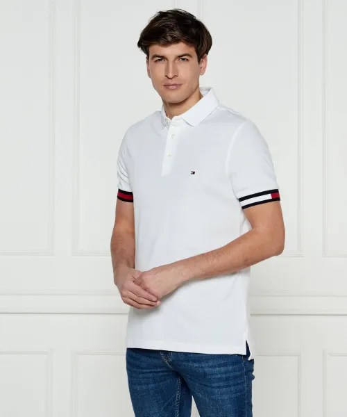 

Футболка поло Slim fit Tommy Hilfiger, белый