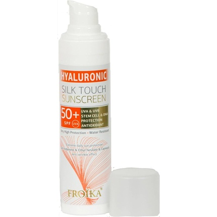 Гиалуроновый Silk Touch солнцезащитный крем SPF50+ 40 мл Froika