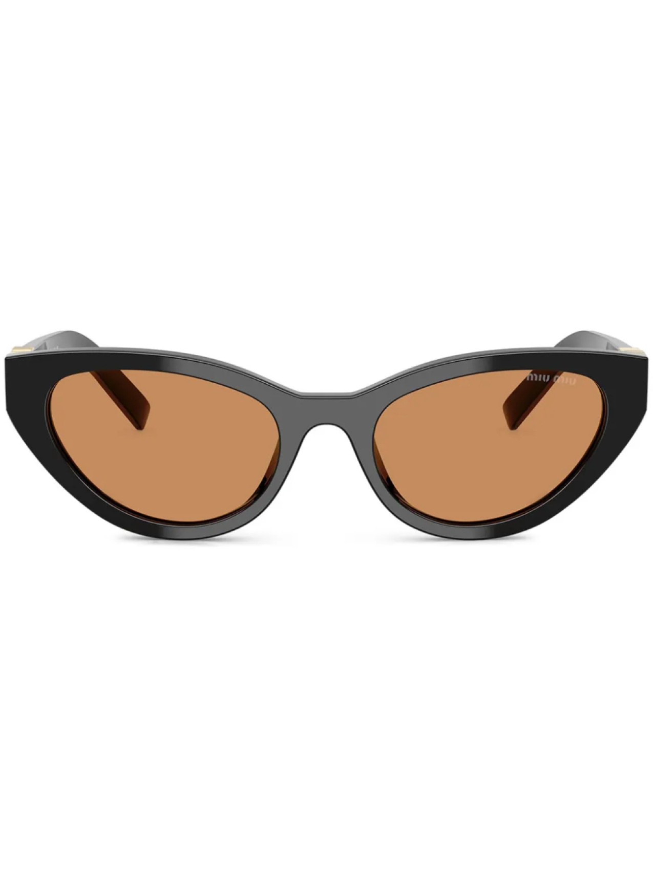 

Miu Miu Eyewear солнцезащитные очки в геометричной оправе, черный