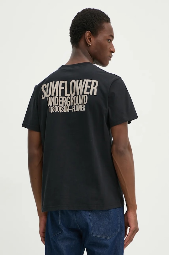 

Хлопковая футболка Sunflower, черный