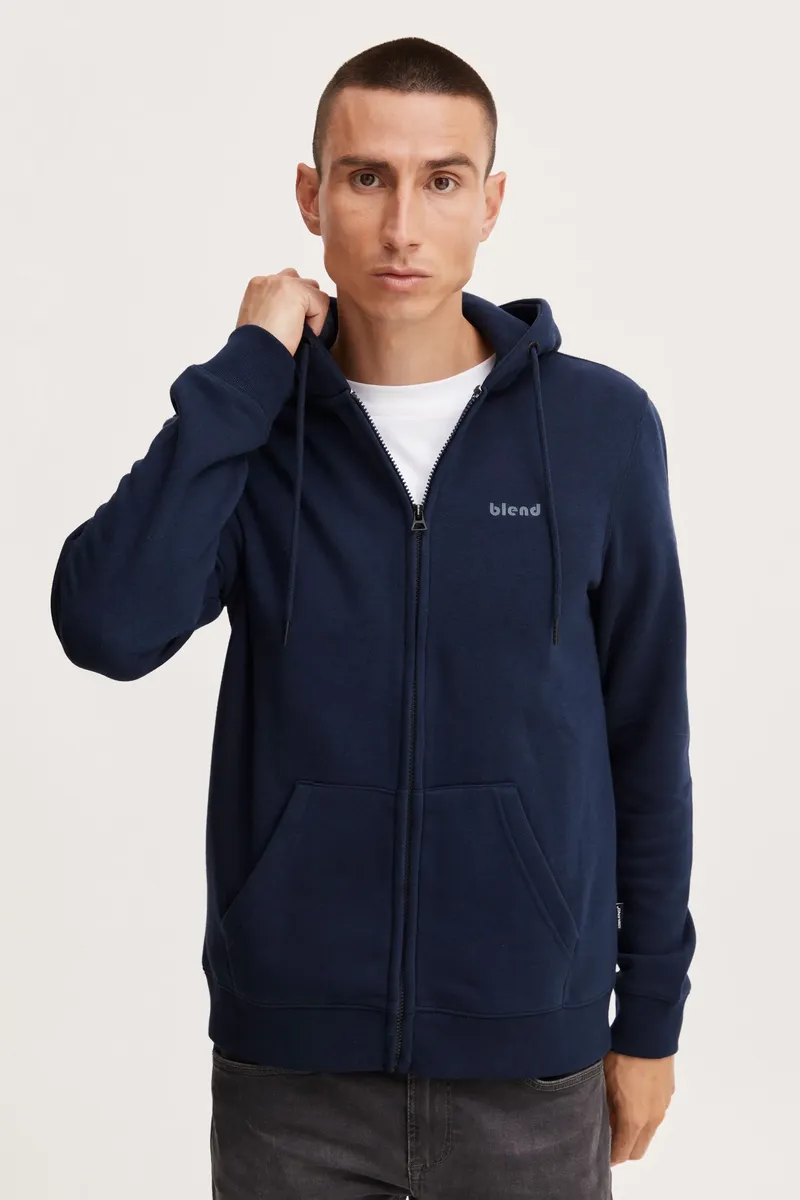 

Толстовка с капюшоном из смесового материала "BLEND BHDowntown", цвет Dress Blues