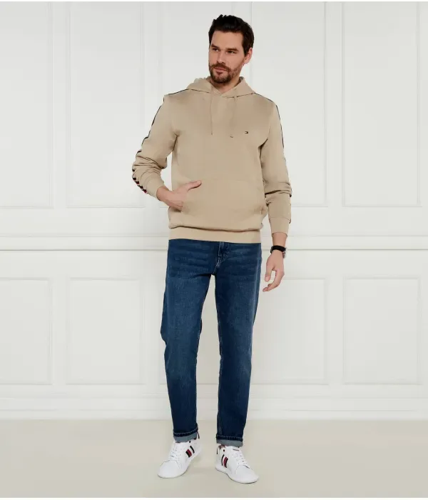 Толстовка GLOBAL STRIPE regular fit Tommy Hilfiger, бежевый — фото 2
