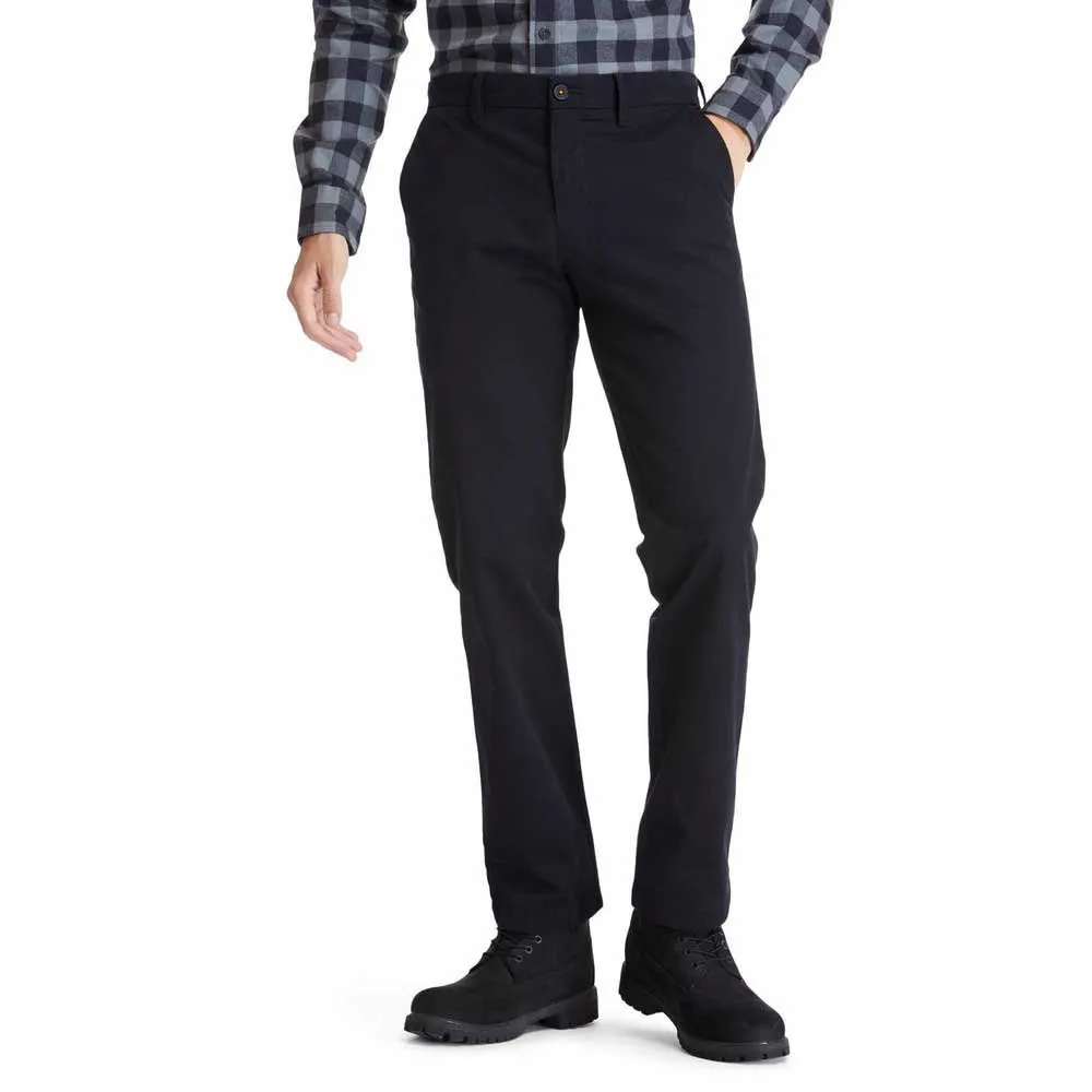 

Брюки чинос Timberland Squam Lake Stretch Twill Straight, черный