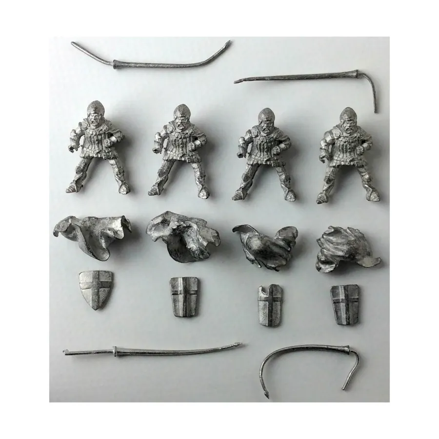 

Кавалерия в Бацине, Плате и Гамбезоне # 1, Historical Miniatures - Teutonic Knights - Loose Miniatures (25mm)