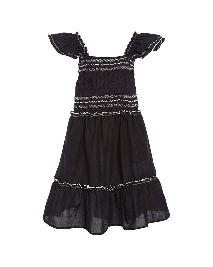 

Нью-Йоркское платье Mable Cambric с присборенными рукавами-крылышками Sea New York, черный