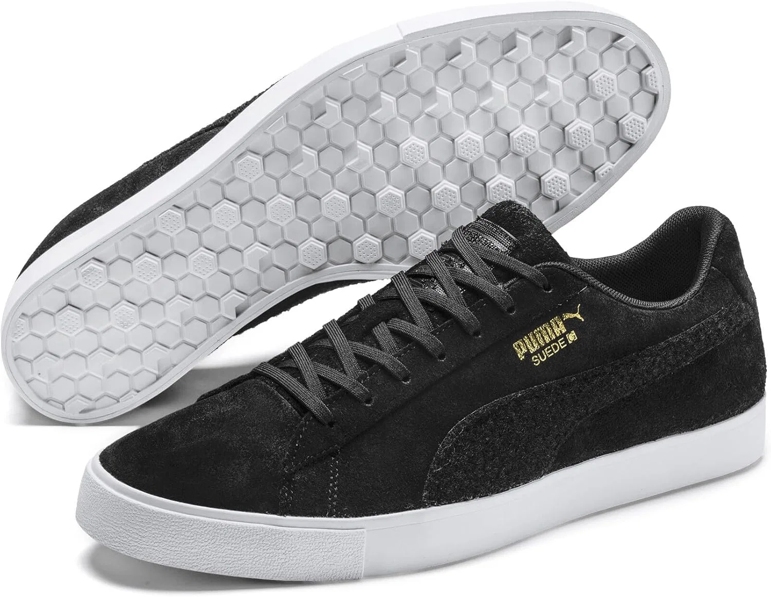 Кроссовки Puma Unisex Suede G Patch Le Sneaker, Puma Black Puma Black 01 — фото 2