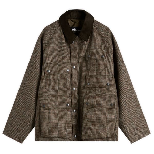 

Женский шерстяной жакет Heritage + редактор Barbour, оливковый check