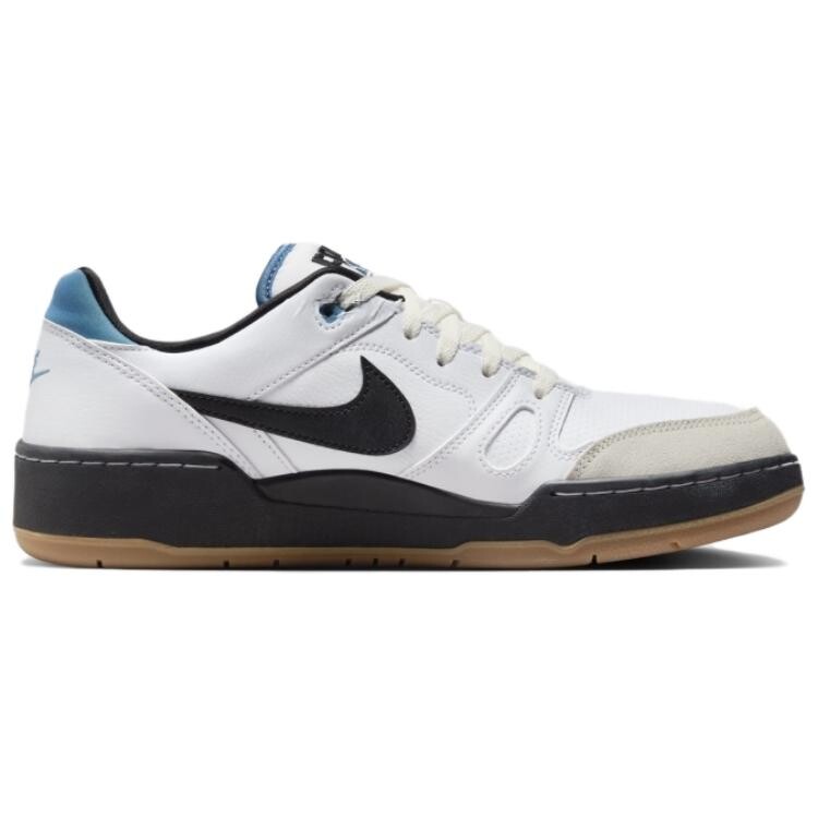 Кроссовки Nike Full Force Skateboarding Shoes Men Low-top Black/white/blue, синий — фото 2