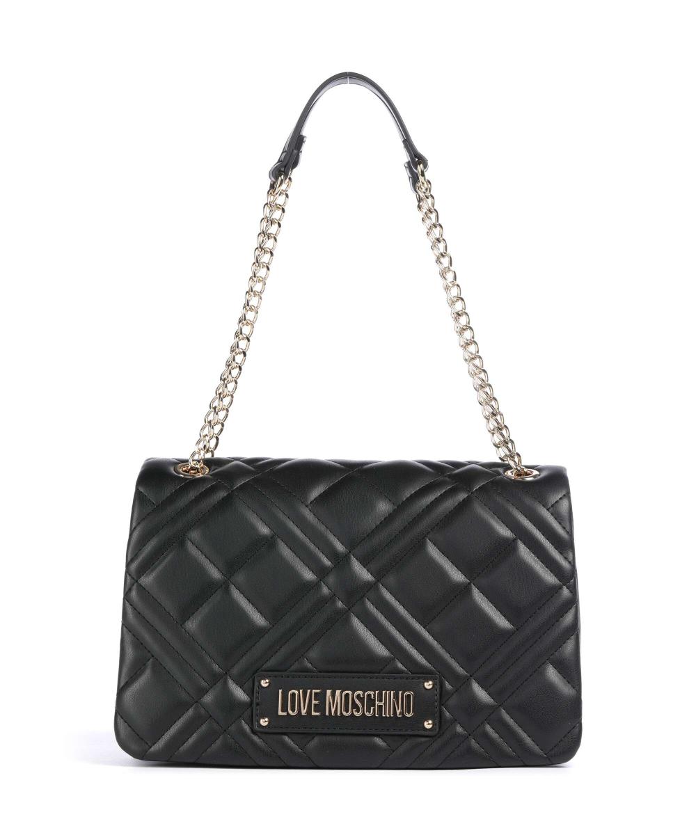 

Стеганая сумка через плечо из искусственной кожи Love Moschino, черный
