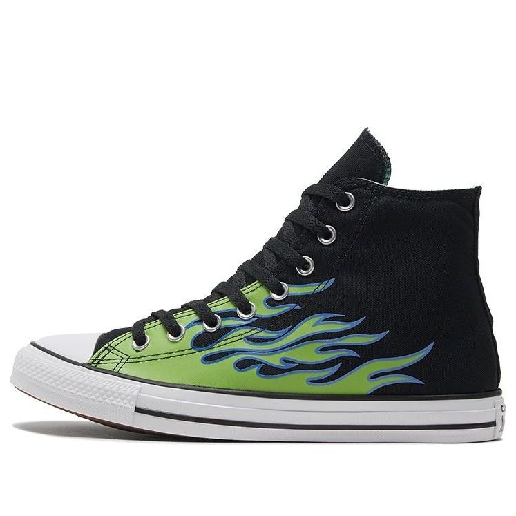 

Кеды Converse Chuck Taylor All Star 'Black Green Flame'