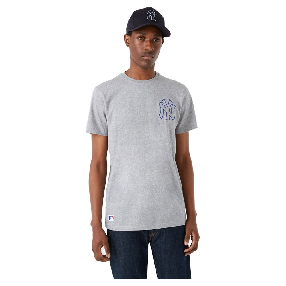 

Футболка с коротким рукавом New Era Chain Stitch MLB New York Yankees, серый