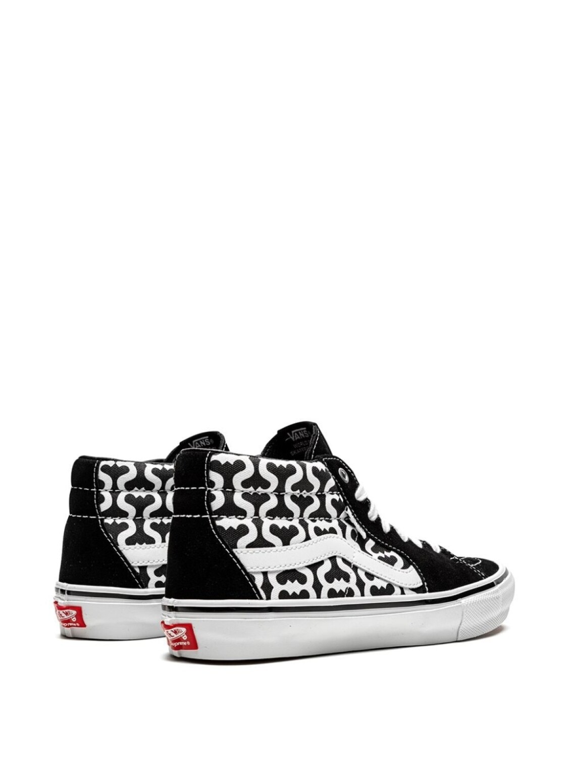 Vans кеды Grosso Mid из коллаборации с Supreme, черный — фото 3