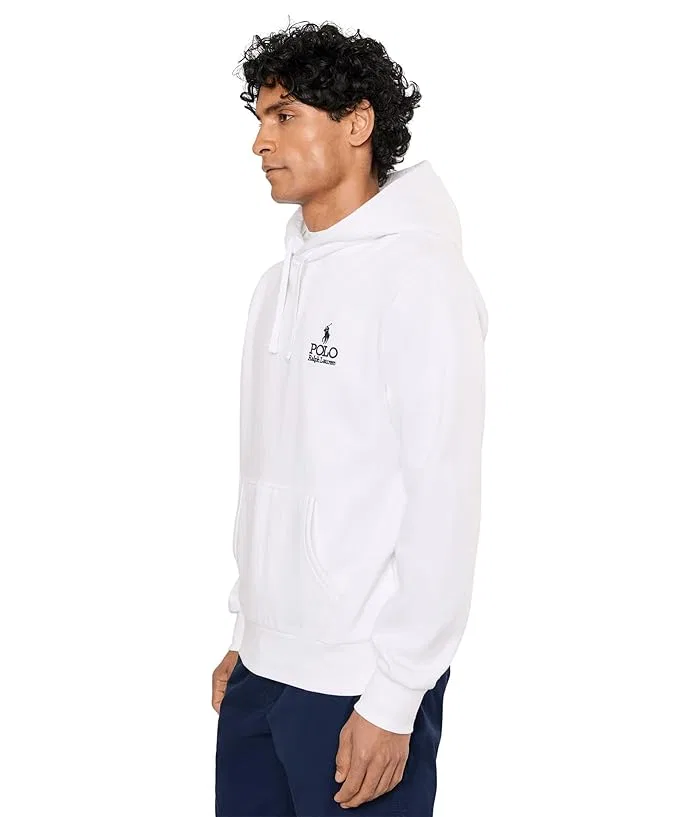 Худи Polo Ralph Lauren Logo Fleece, белое — фото 3