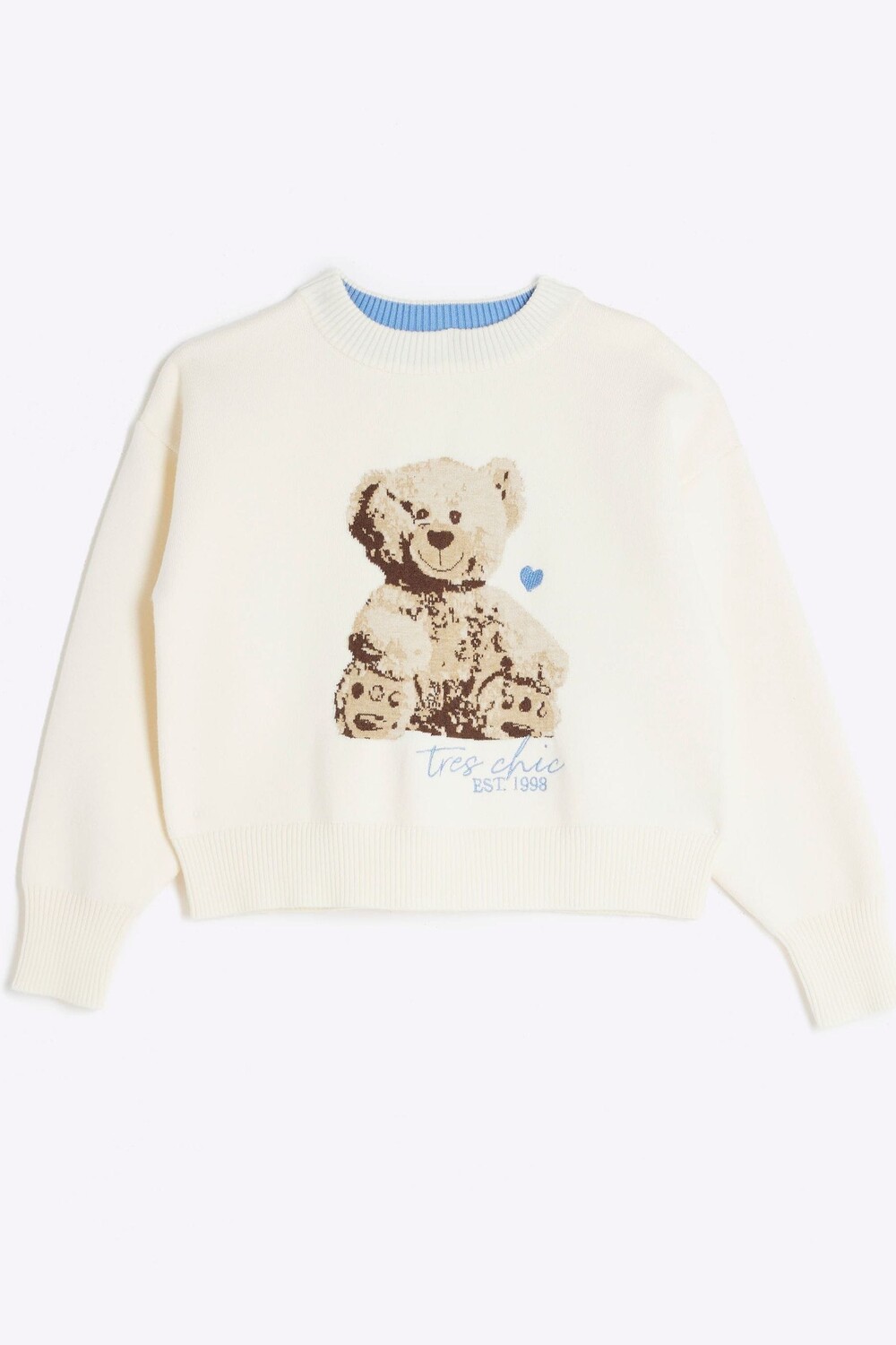 

Джемпер для девочек из 100% хлопка River Island, бежевый