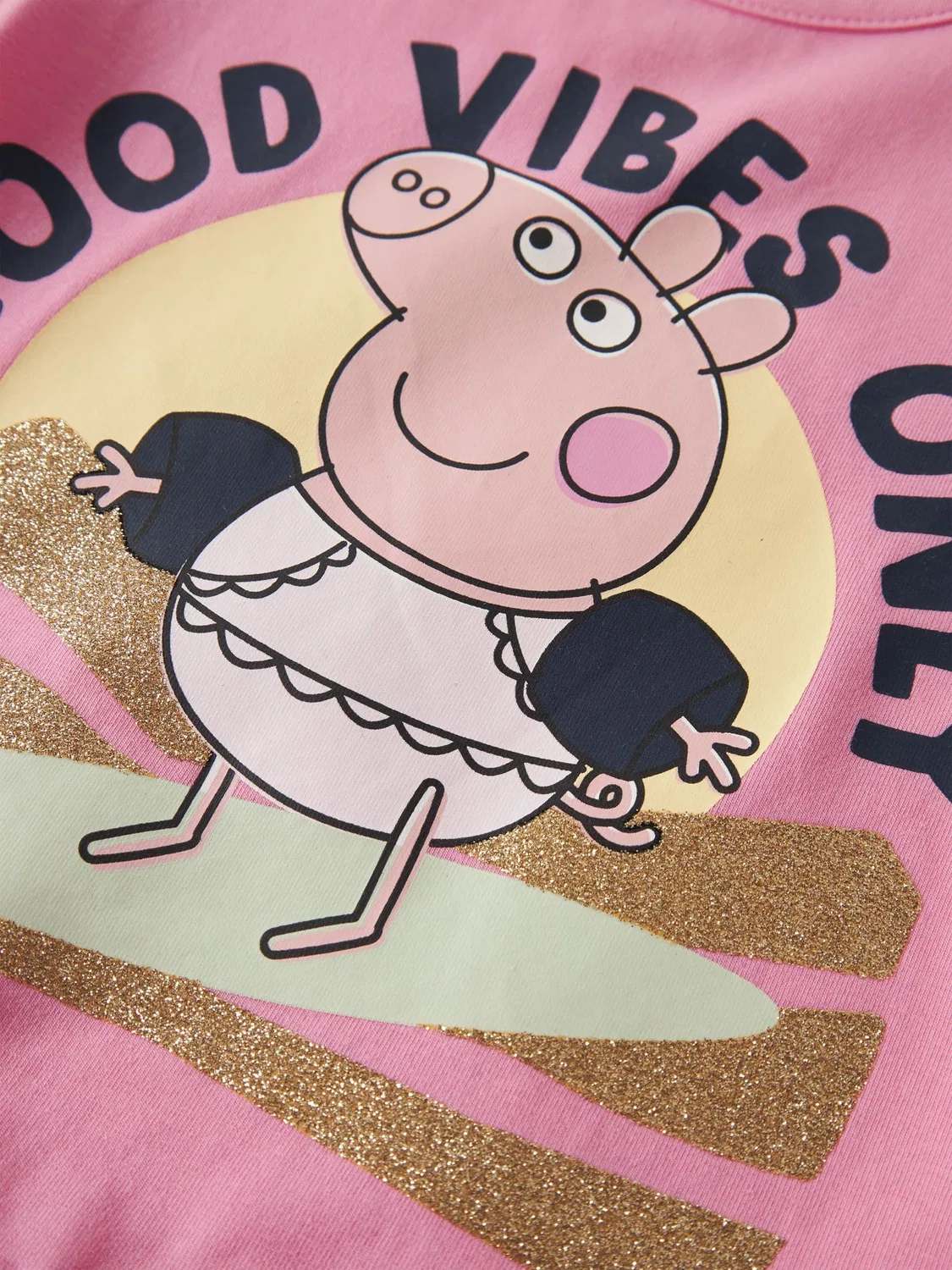 Платье с принтом Peppa Wutz Name it, pink drink — фото 4