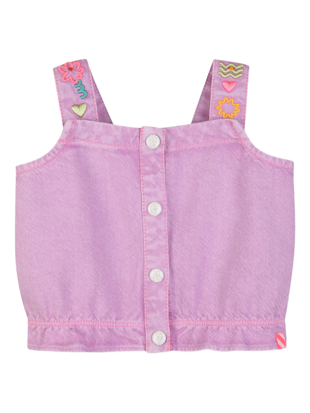 

Комплект из топа и шортов с вышивкой Billieblush, фиолетовый