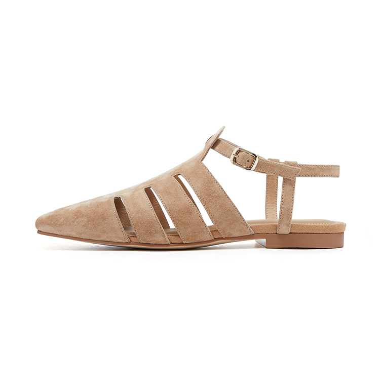 Стильная сандалия женская Basil Khaki Marie Claire