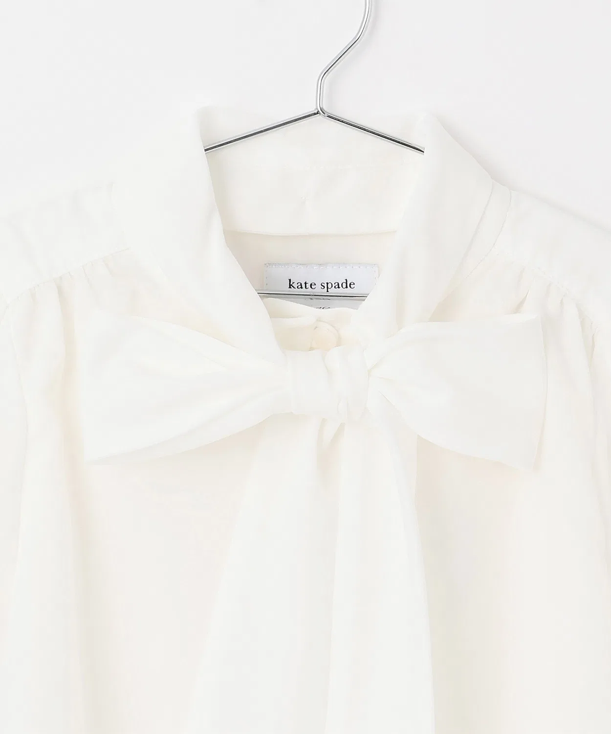 Детская блузка с бантом kate spade new york kids белая — фото 4