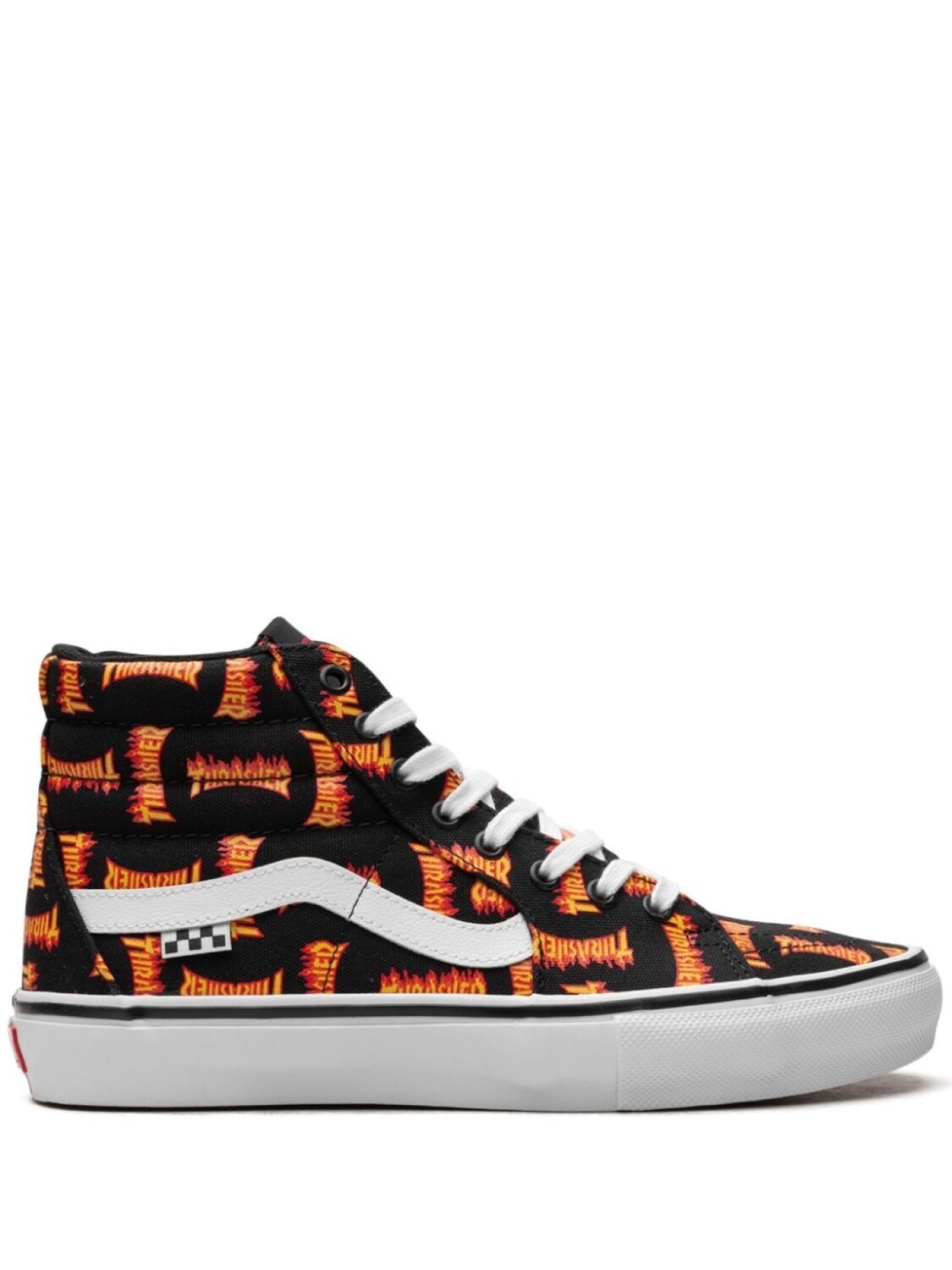 

Кроссовки Vans x Thrasher Sk8-Hi "Allover Thrasher Logo", оранжевый