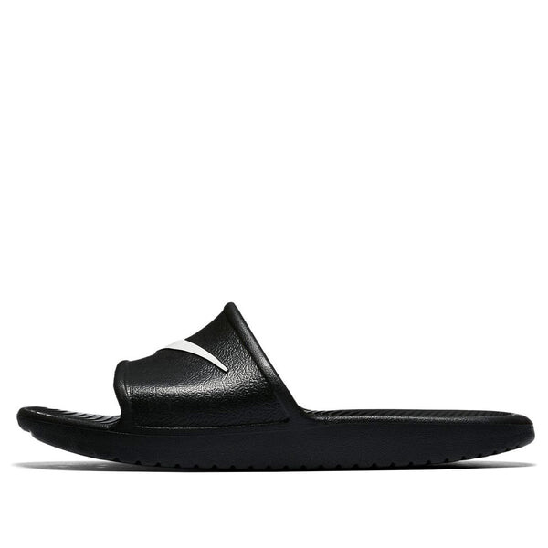 Тапочки kawa shower 'black white' Nike, черный