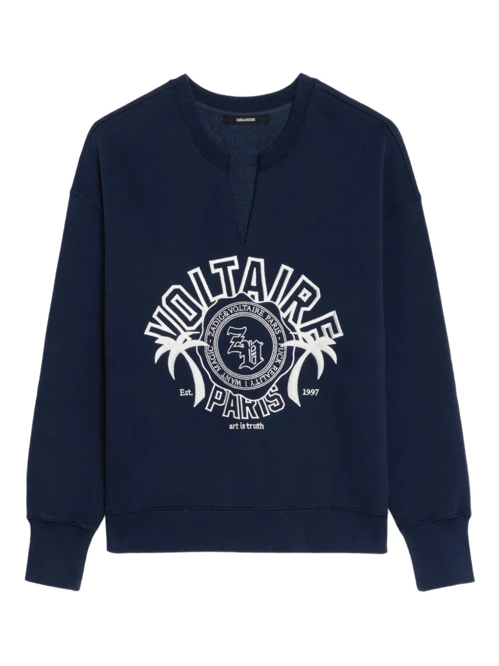 

Толстовка с вышивкой Zadig&Voltaire, синий