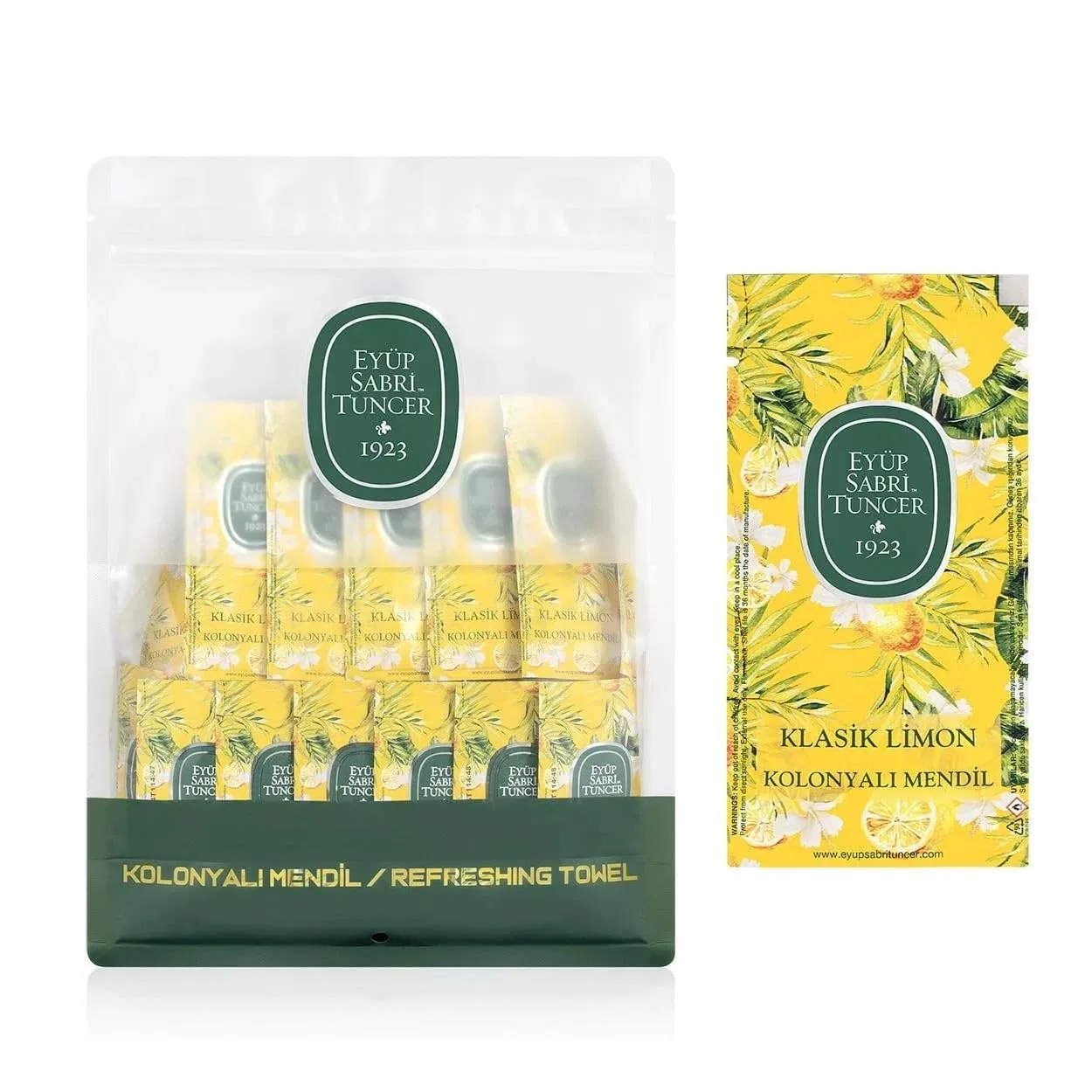 Набор для ухода за руками EYÜP SABRİ TUNCER Çeşme Lemon: мыло-пена 500 мл + салфетки Classic Lemon 150 шт. Eyüp Sabri Tuncer — фото 2