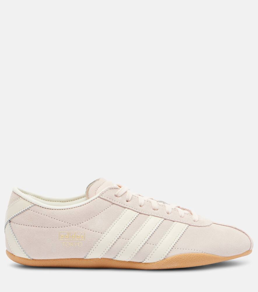 Токио замшевые кроссовки Adidas, Wonqua/Owhite/Gum3 — фото 4