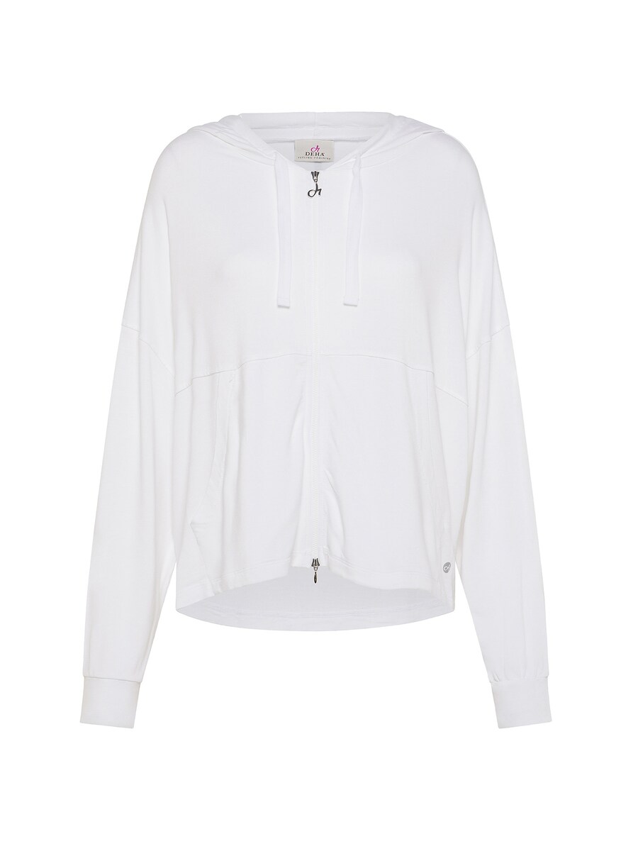 

Спортивная толстовка с капюшоном на молнии DEHA, белый