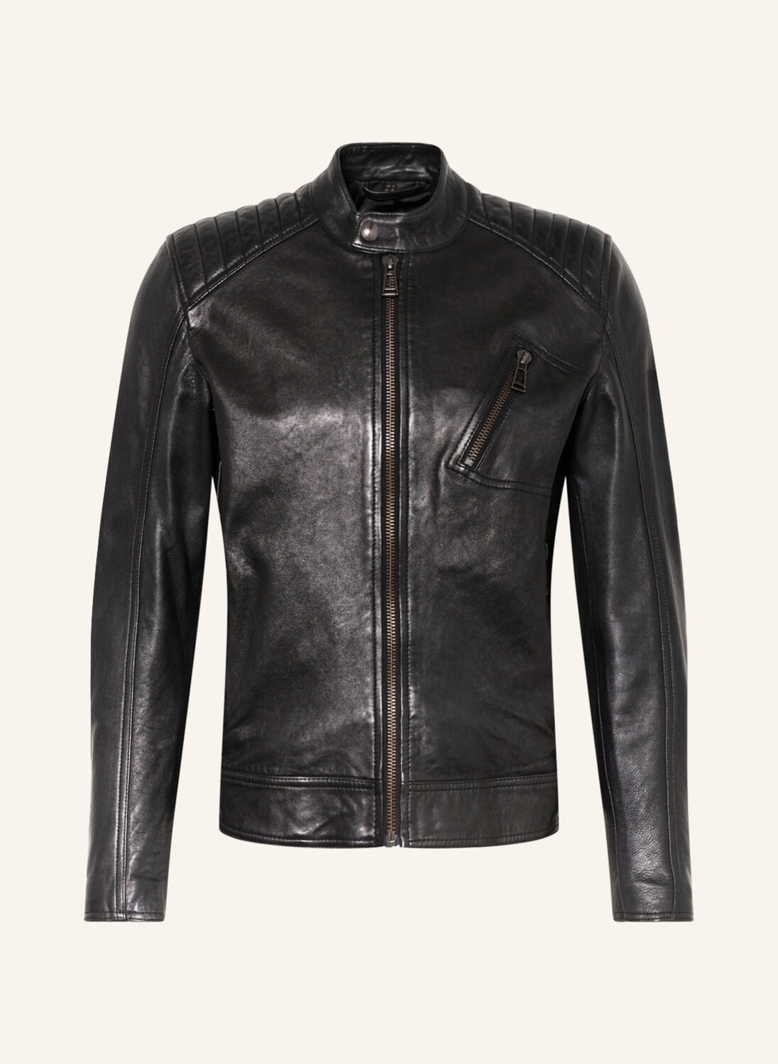 

Кожаная куртка BELSTAFF, черный