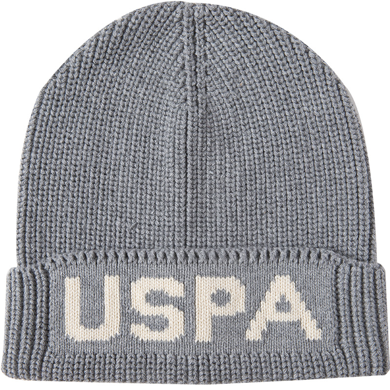 

U.S. POLO ASSN. Акриловая вязаная шапка унисекс, Gray