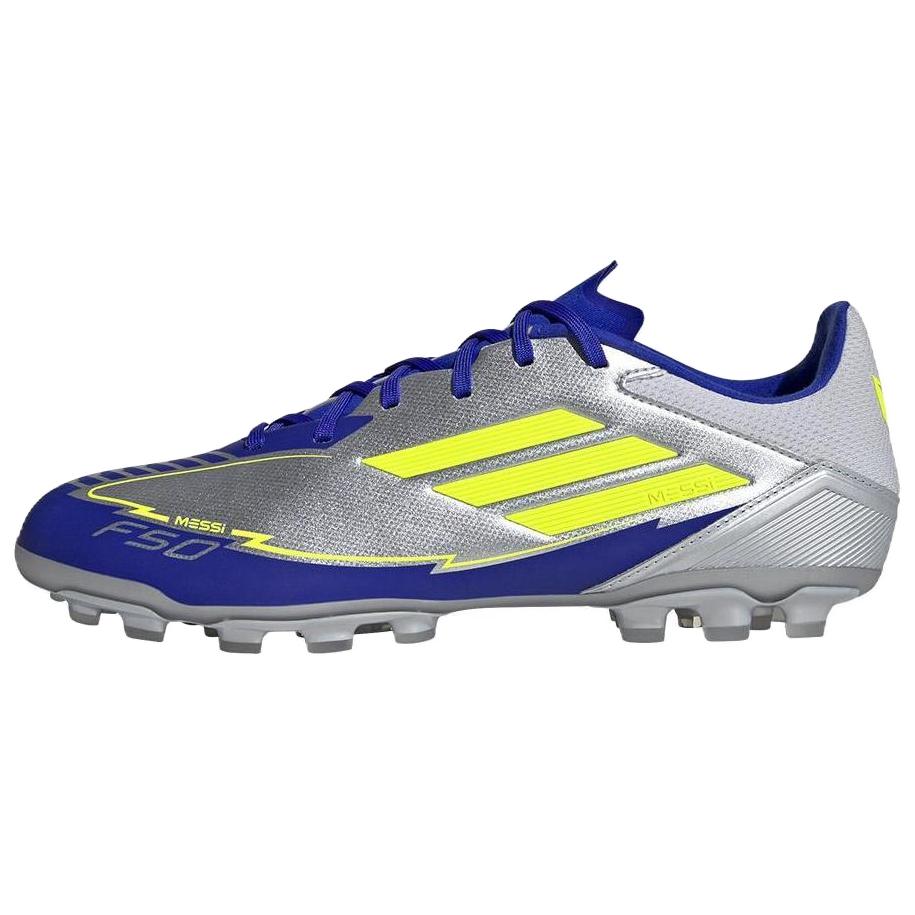 

Adidas Футбольные бутсы F50 ELITE AG с короткими шипами, резиновые, износостойкие, противоскользящие, мужские, серебристо-желтые
