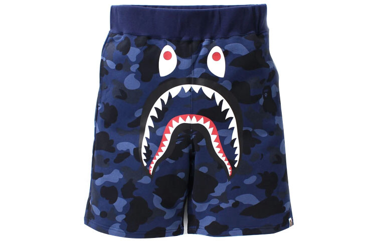

Повседневные шорты Shark Series для мужчин A Bathing Ape, фиолетовый
