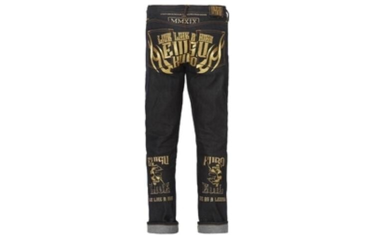 

Джинсы мужские деним синие Evisu, синий