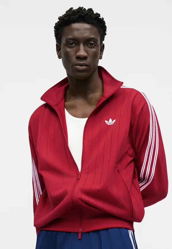 Тренировочная куртка Adidas Originals, командный красный — фото 4