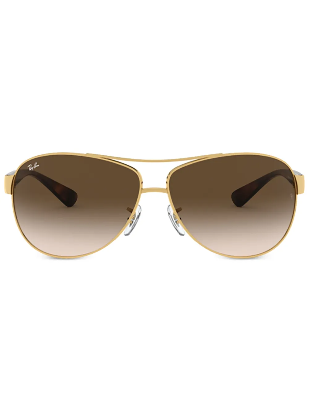 

Массивные солнцезащитные очки Ray-Ban, золотистый