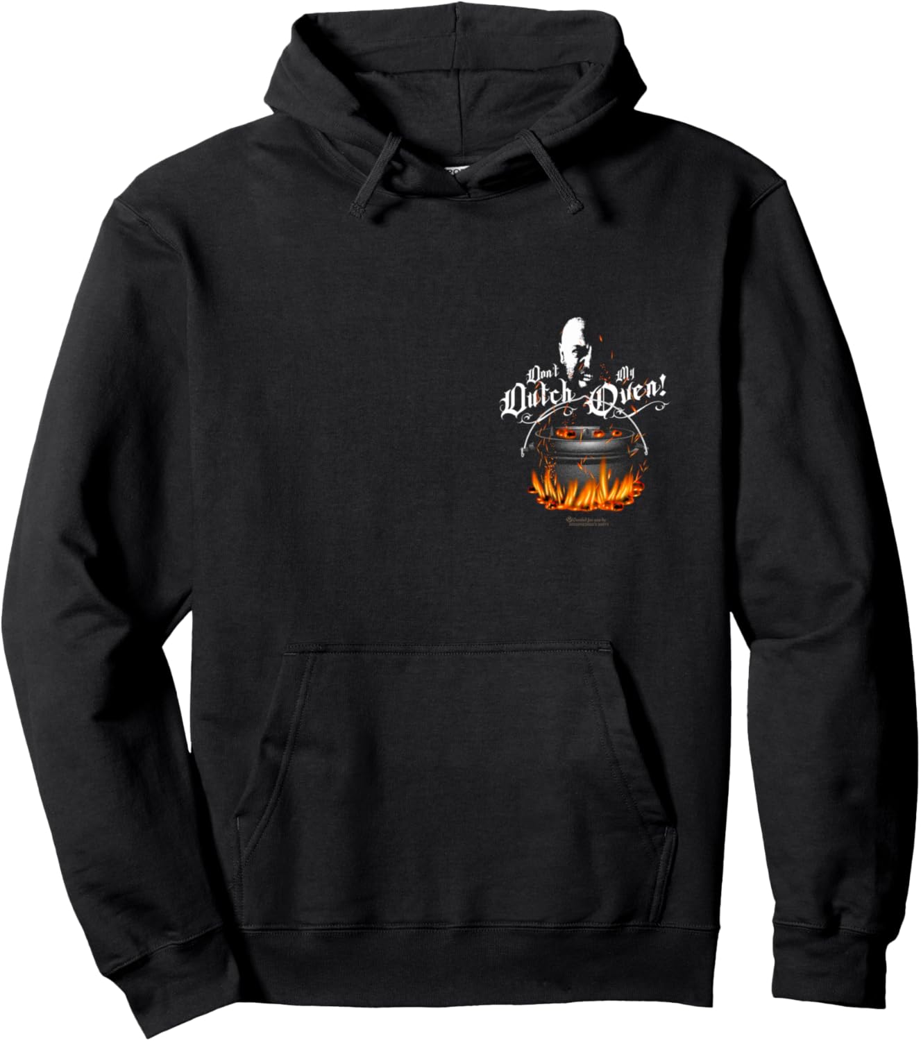 

Dutch Oven Don't Dutch My Oven! Оригинальная толстовка Dutch Oven Designs All About The Famous Dutch Oven, черный