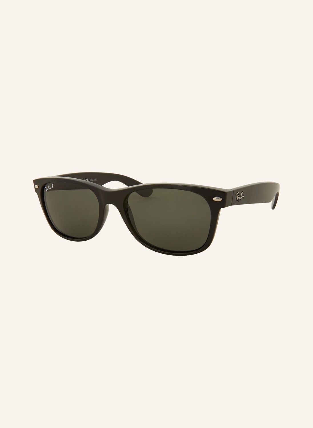 

Солнцезащитные очки rb2132 new wayfarer Ray-Ban, черный/зеленый