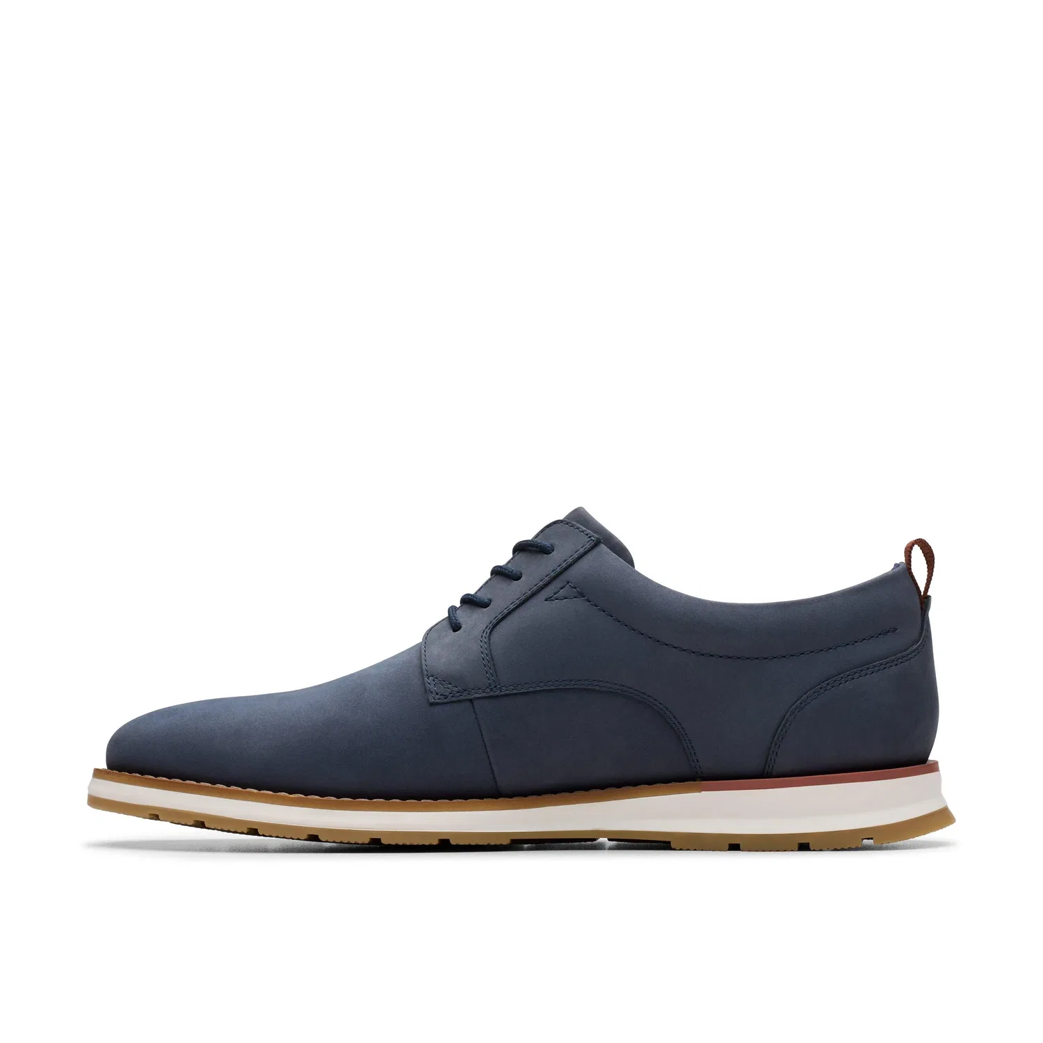 Кеды из нубука Clarks Lapford Lace, синий — фото 2