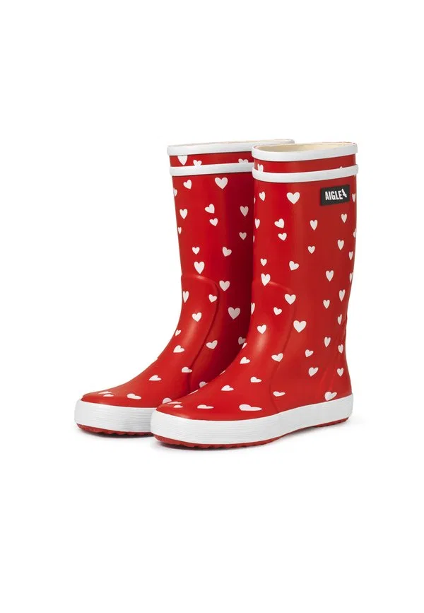 Резиновые сапоги lolly pop play Aigle, Red — фото 2
