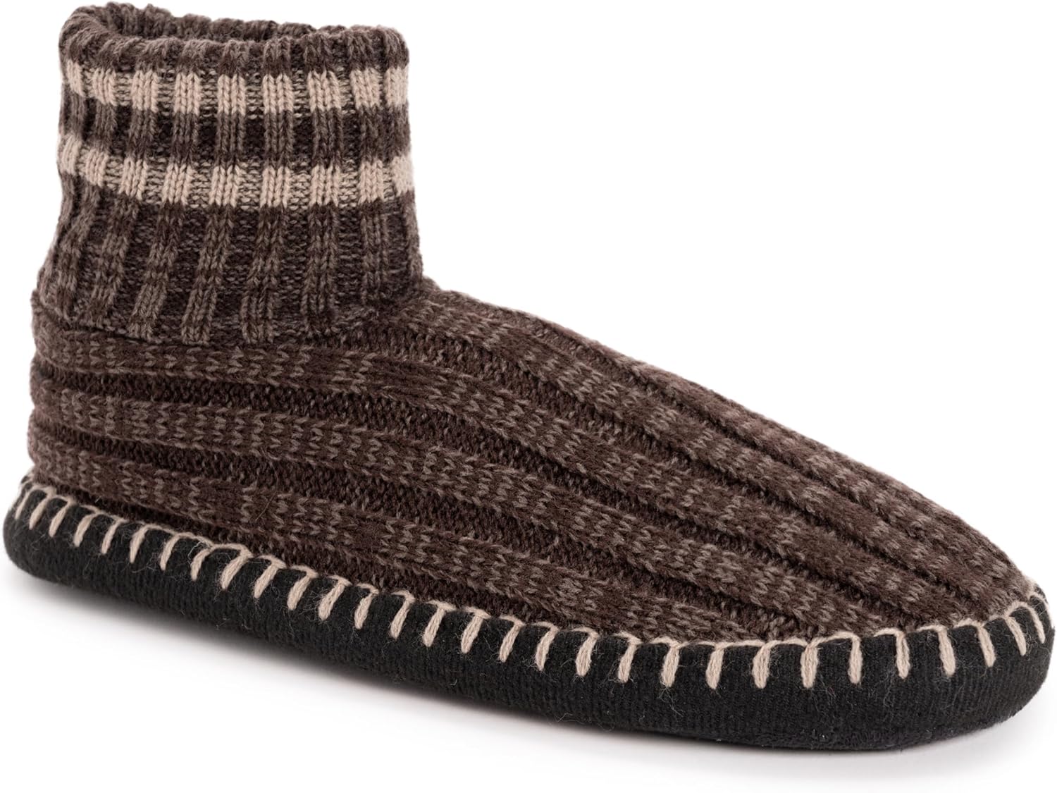 

Тапочки MUK LUKS для мужчин с манжетой, коричневый