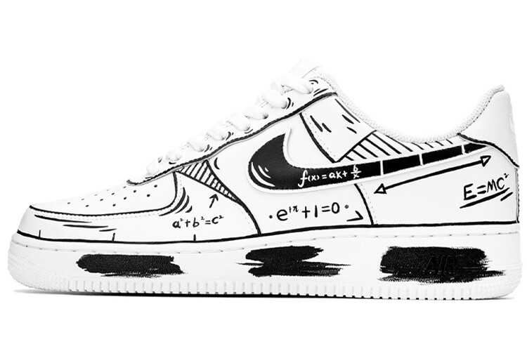 

Кроссовки Nike Air Force 1 Skateboard Shoes Men Low-Top Black White