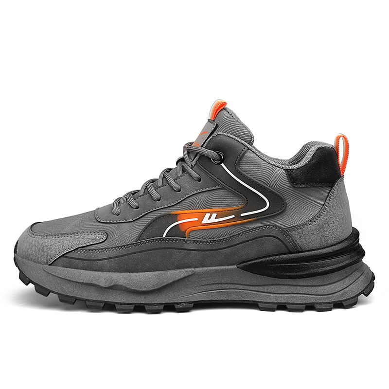 

Кроссовки WARRIOR Lifestyle Shoes Men Mid-top Gray/Black, серый/черный