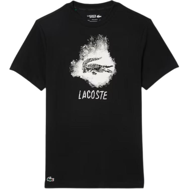 Ультрасухая футболка Sport Graphic LACOSTE, черный
