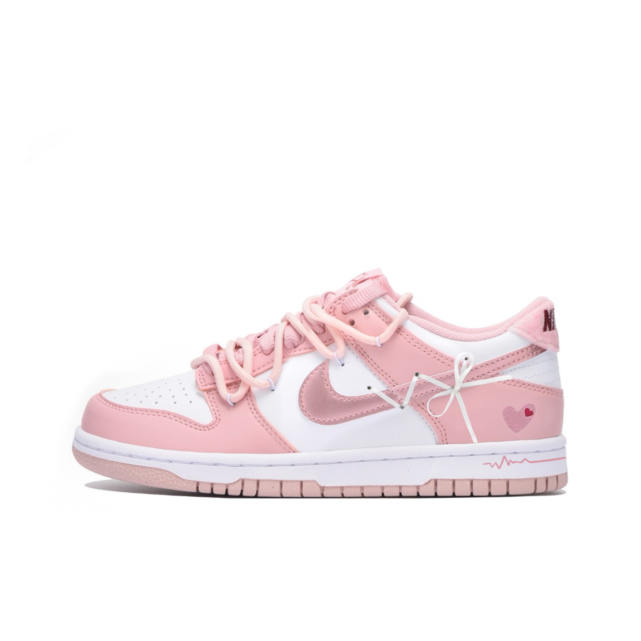 

Nike Детские кроссовки для скейтбординга Dunk Pink Velvet Low Top для подростков