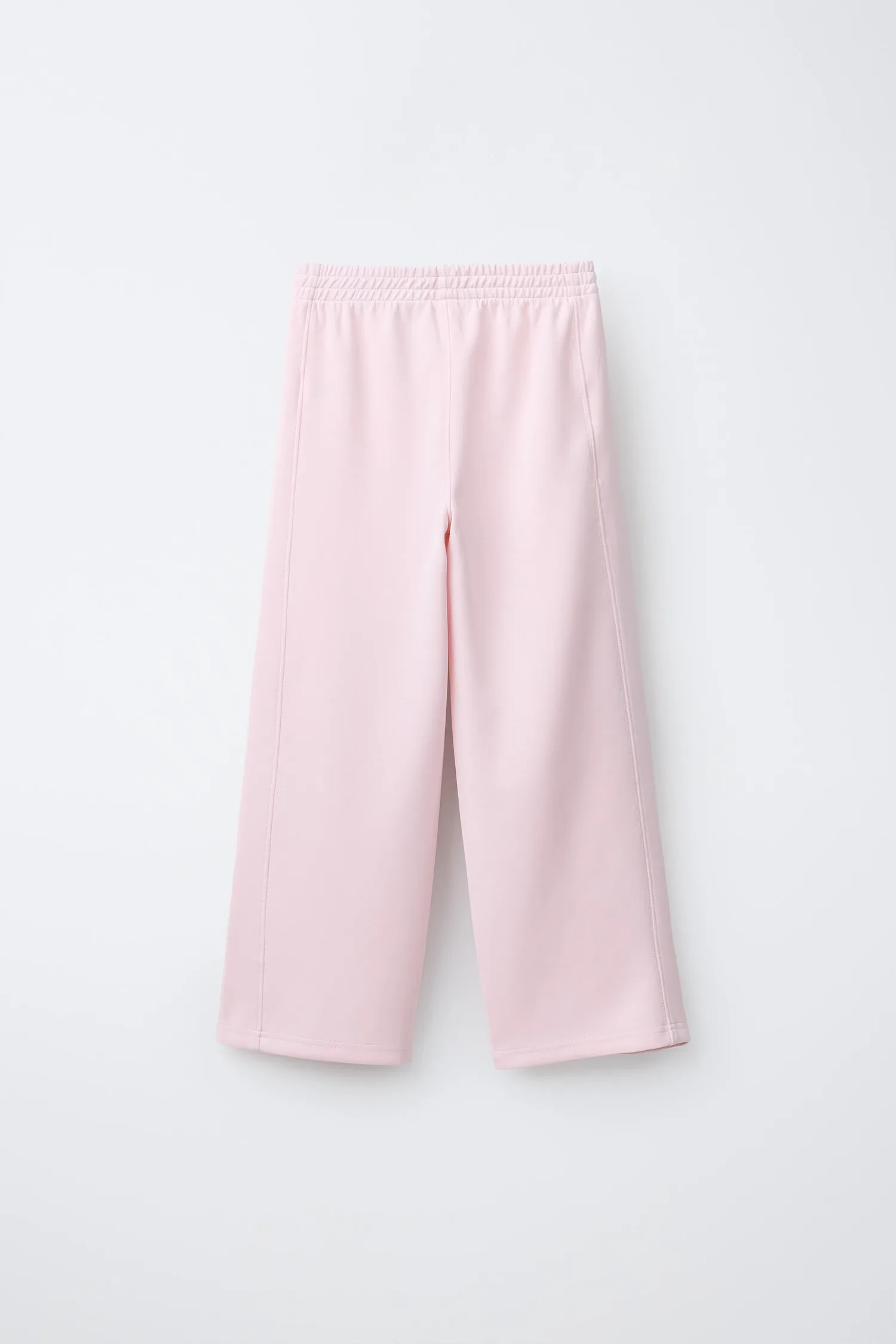 Широкие брюки с модалем Zara, пастельно-розовый — фото 2