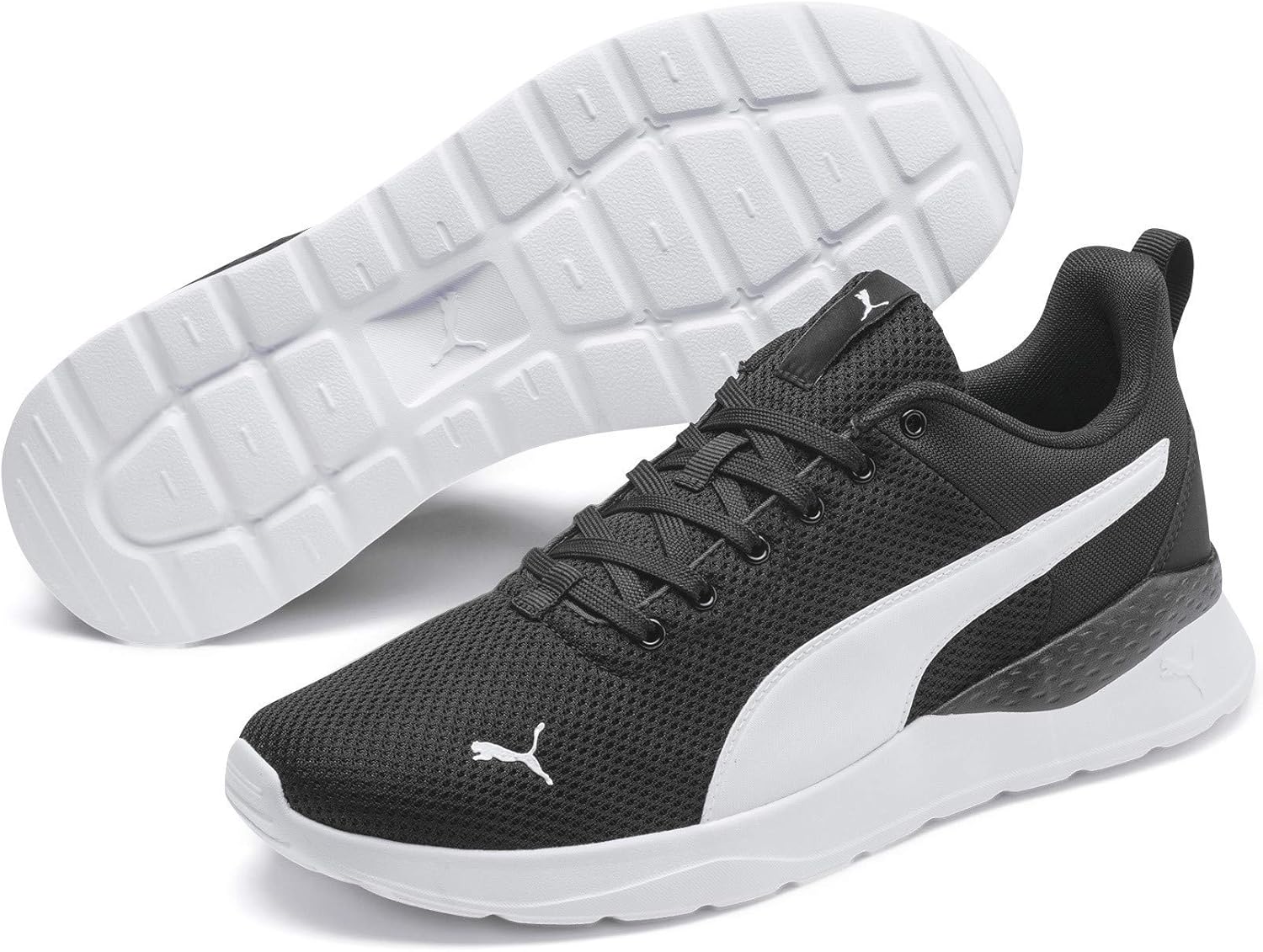 Кроссовки PUMA для мужчин St Runner 2, черный/белый/черный — фото 4
