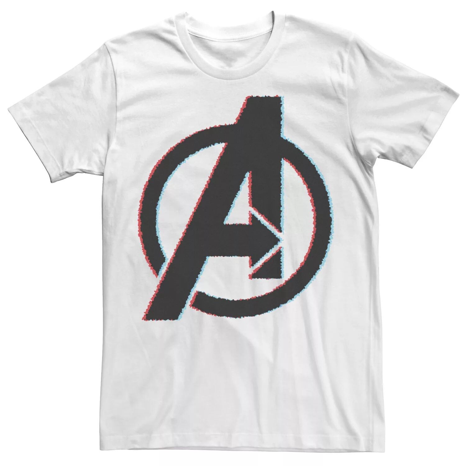 

Мужская футболка с цветным поп-логотипом Marvel Avengers 3D Licensed Character